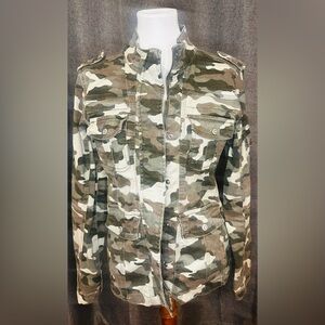 Kensie Jeans Camo Utility Jacket – Women’s Medium